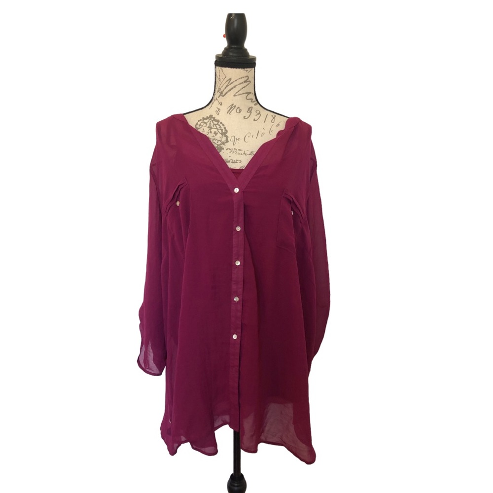 Revenue Women’s Blouse 30/32 Purple